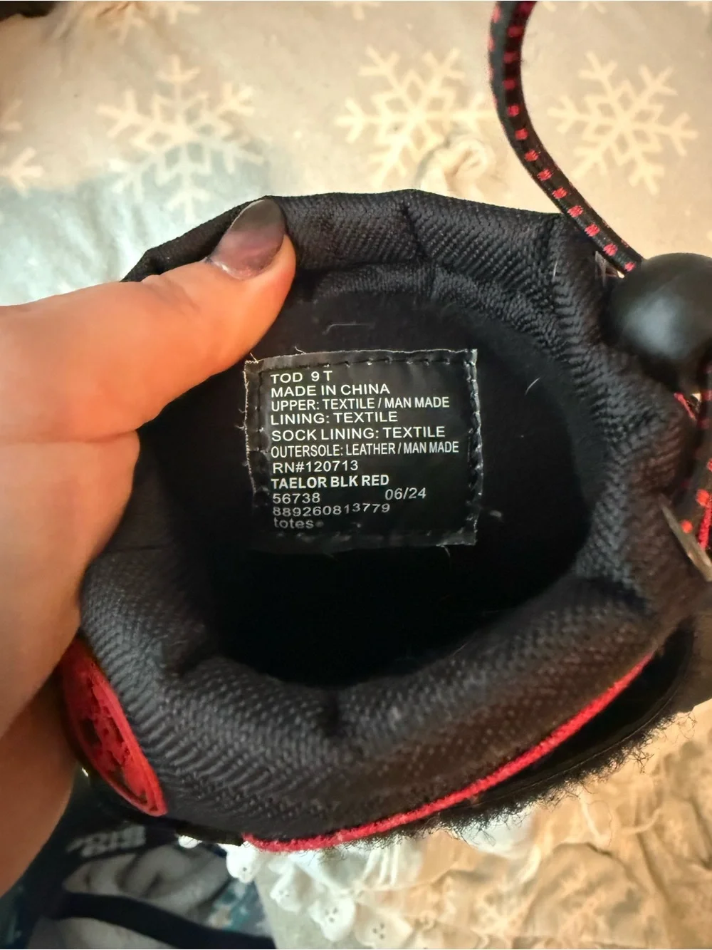 totes waterproof rubber
